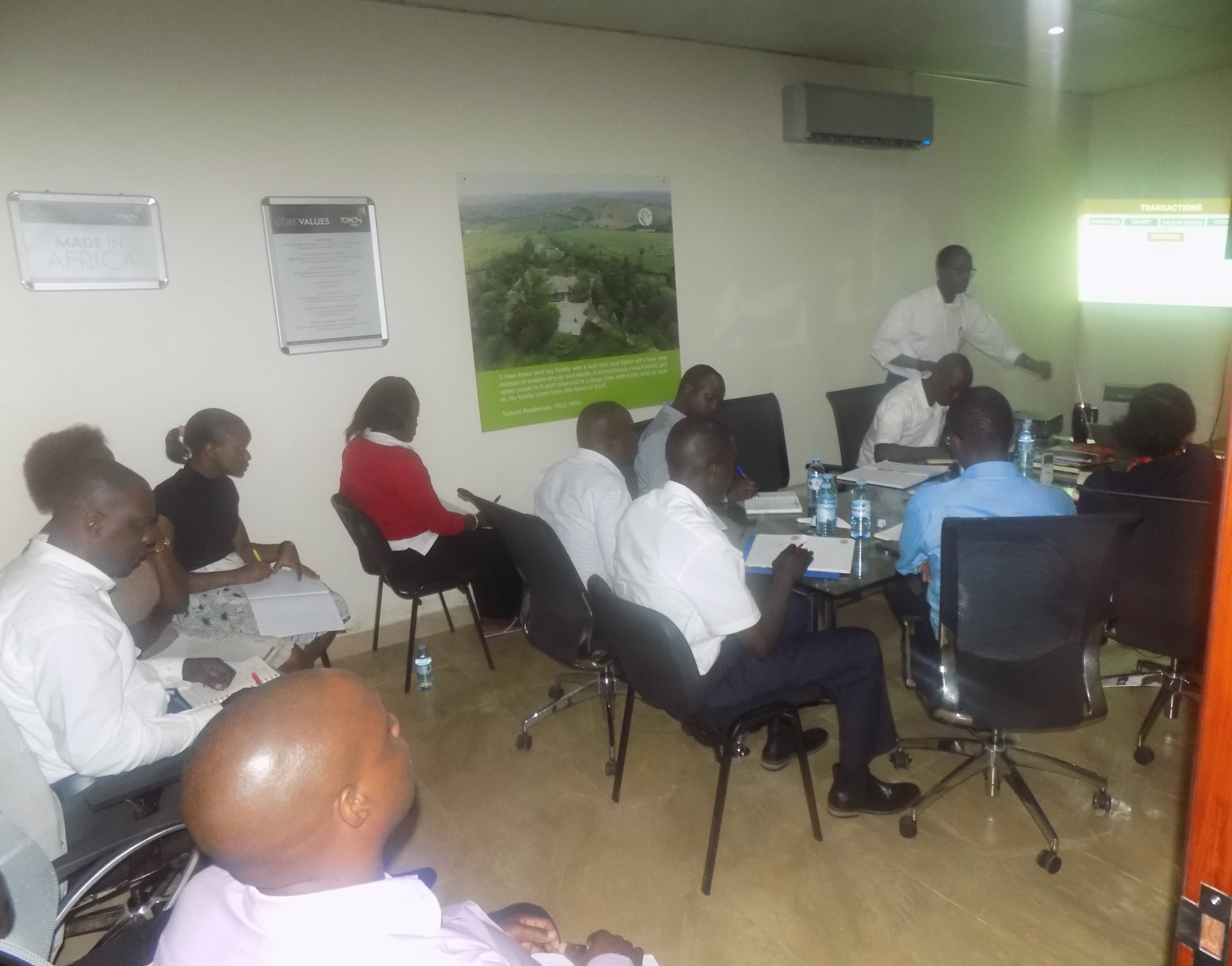 Tomosi Group Staff Undertake Seventh Gaining Scale Training Session